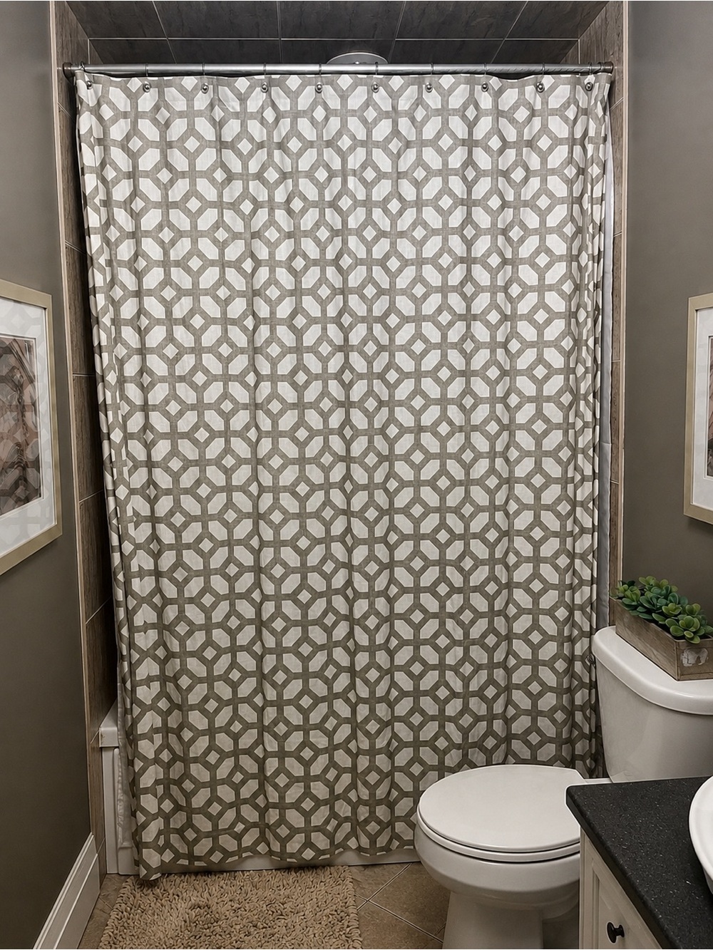 Tonic Living - Custom Shower Curtain - Unlined